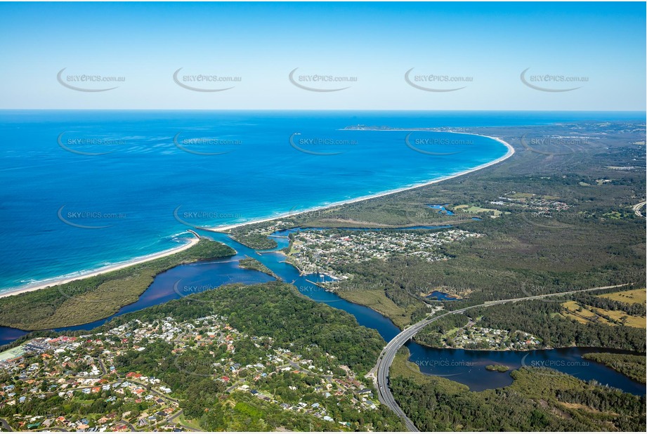 Aerial Photo Ocean Shores NSW Aerial Photography