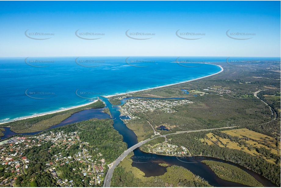 Aerial Photo Brunswick Heads NSW Aerial Photography