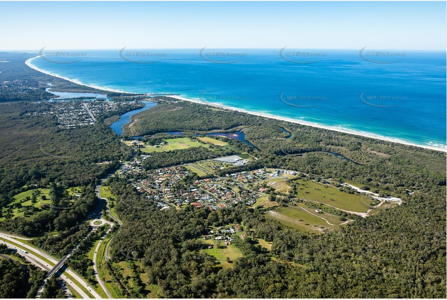 Aerial Photo Brunswick Heads NSW Aerial Photography