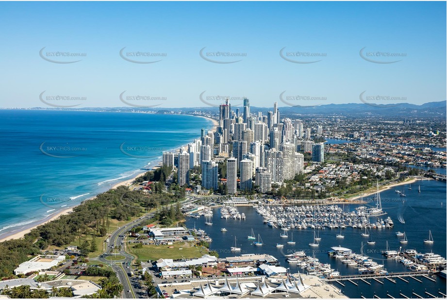 Aerial Photo Main Beach QLD Aerial Photography