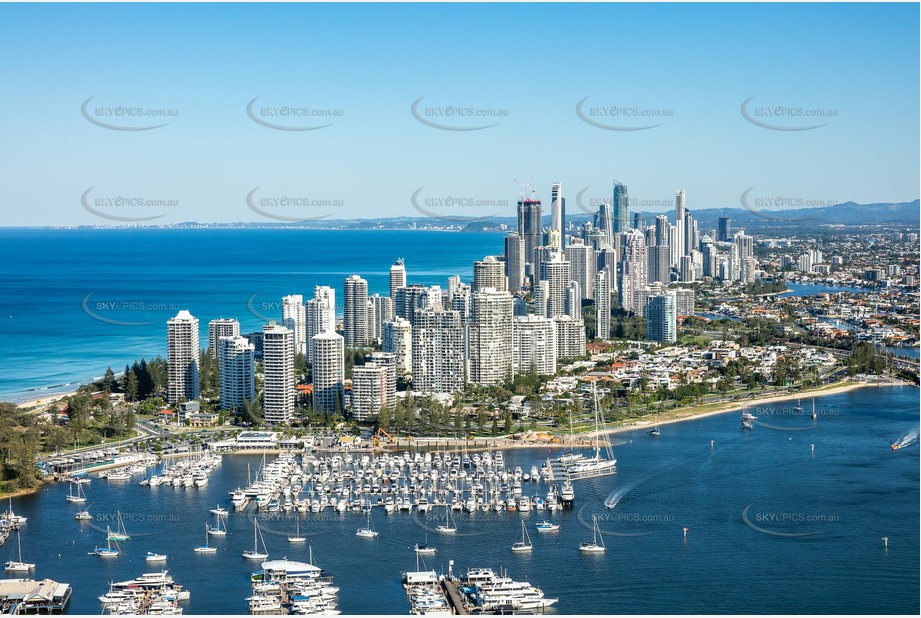 Aerial Photo Main Beach QLD Aerial Photography