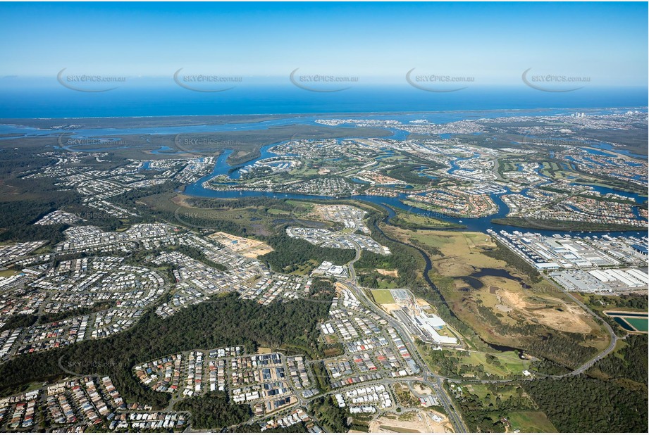 High Altitude Aerial Photo Coomera QLD Aerial Photography