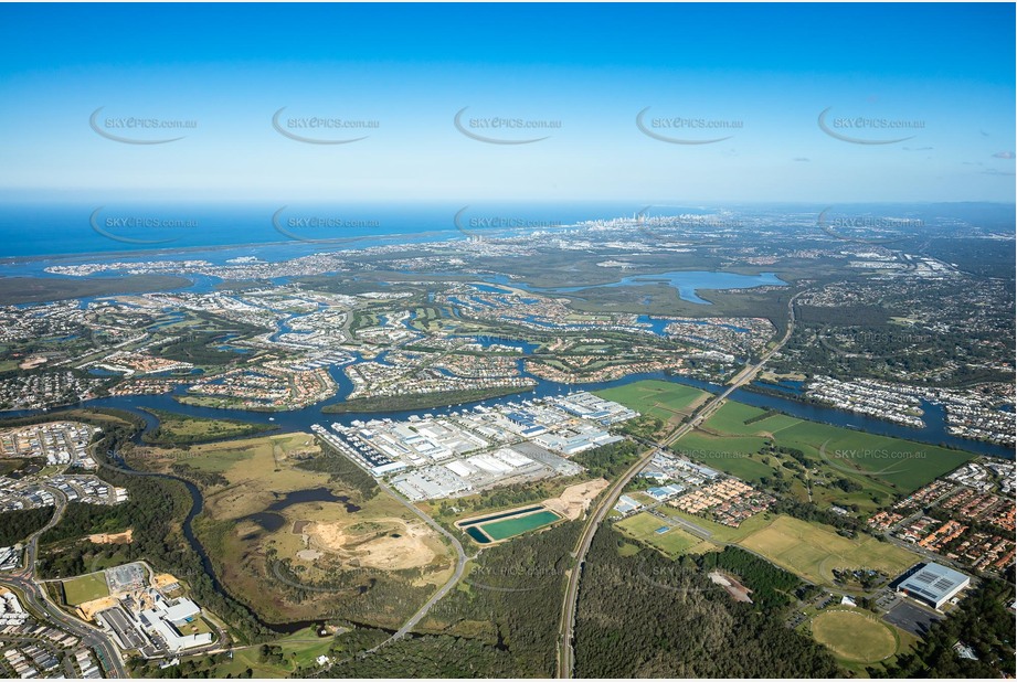 High Altitude Aerial Photo Coomera QLD Aerial Photography