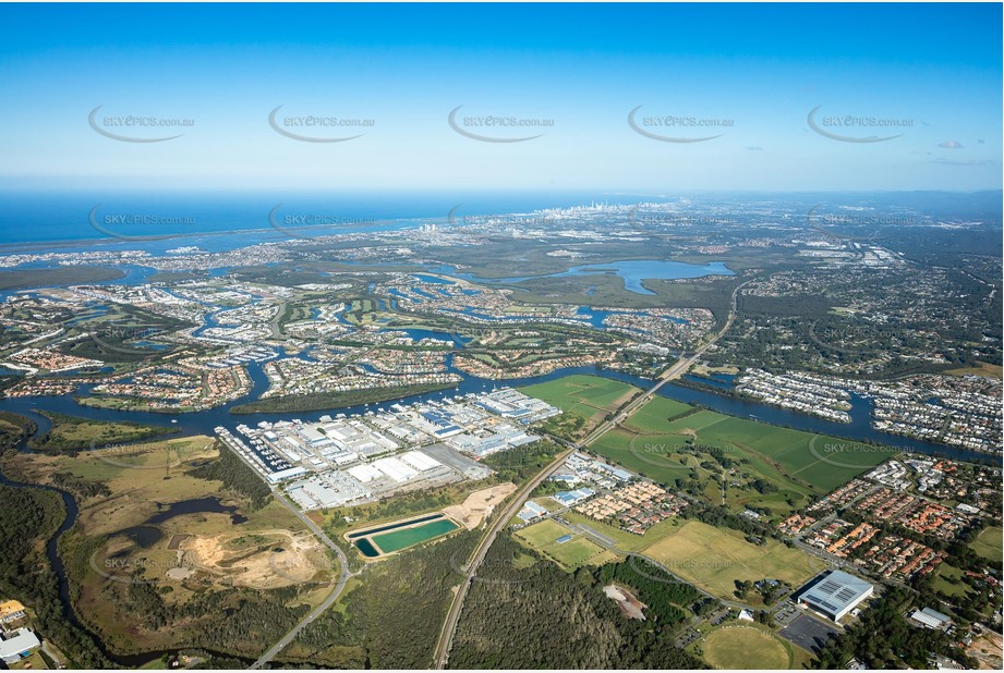 High Altitude Aerial Photo Coomera QLD Aerial Photography