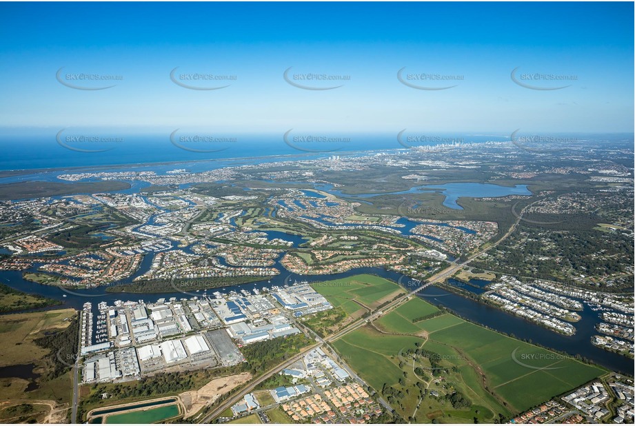 High Altitude Aerial Photo Coomera QLD Aerial Photography