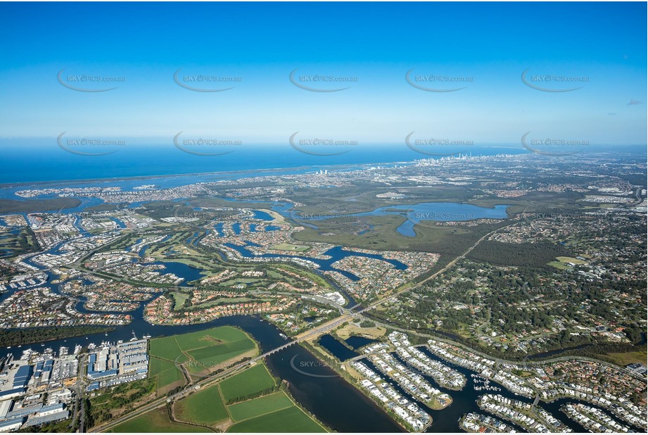 High Altitude Aerial Photo Helensvale QLD Aerial Photography