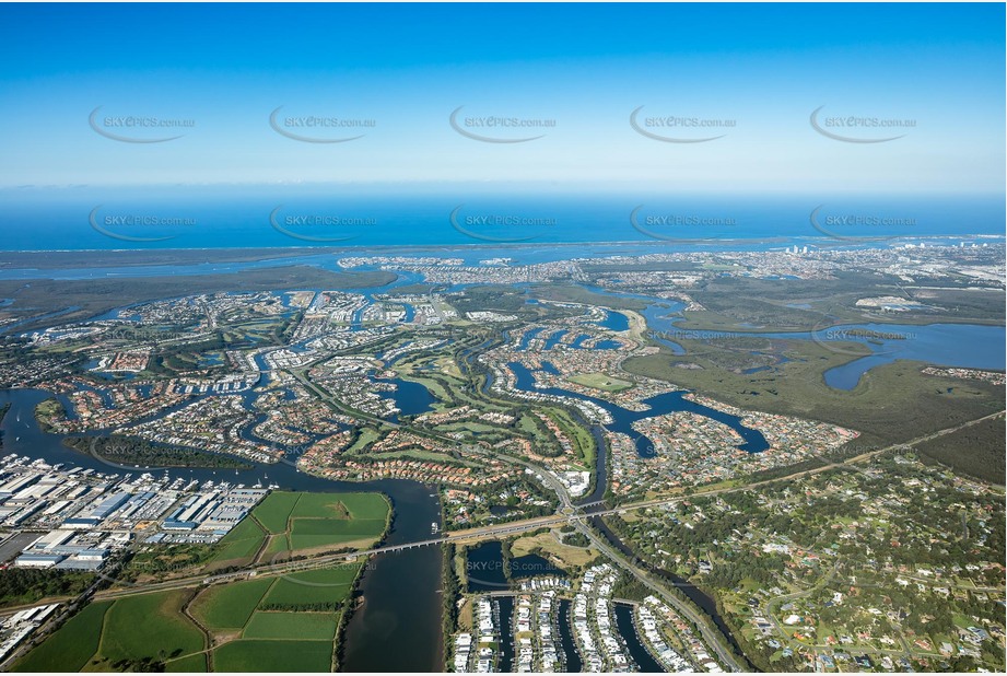 High Altitude Aerial Photo Helensvale QLD Aerial Photography