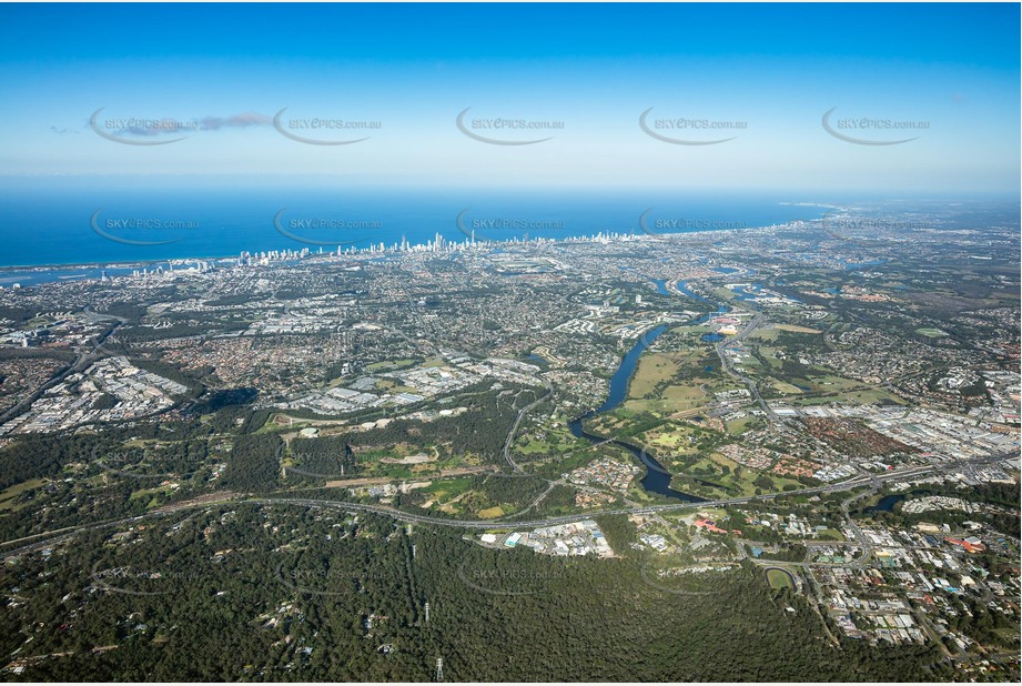 High Altitude Aerial Photo Ashmore QLD Aerial Photography