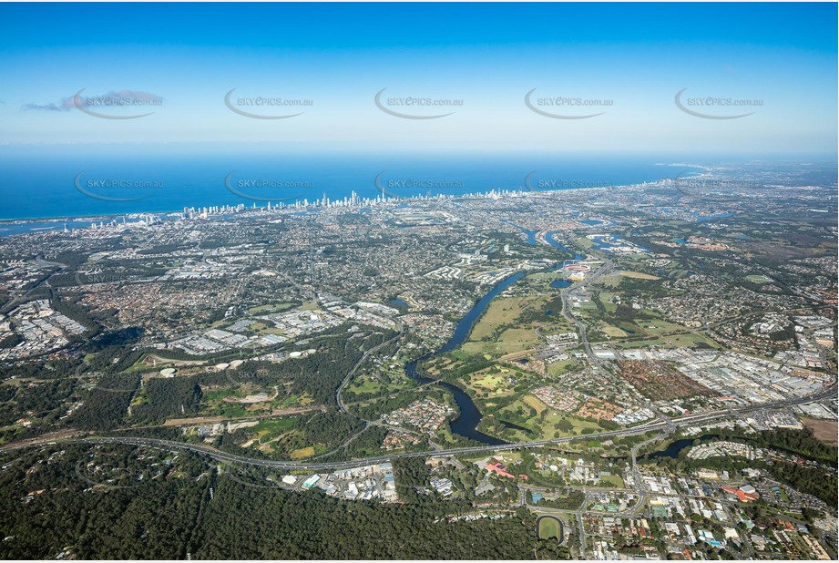 High Altitude Aerial Photo Ashmore QLD Aerial Photography