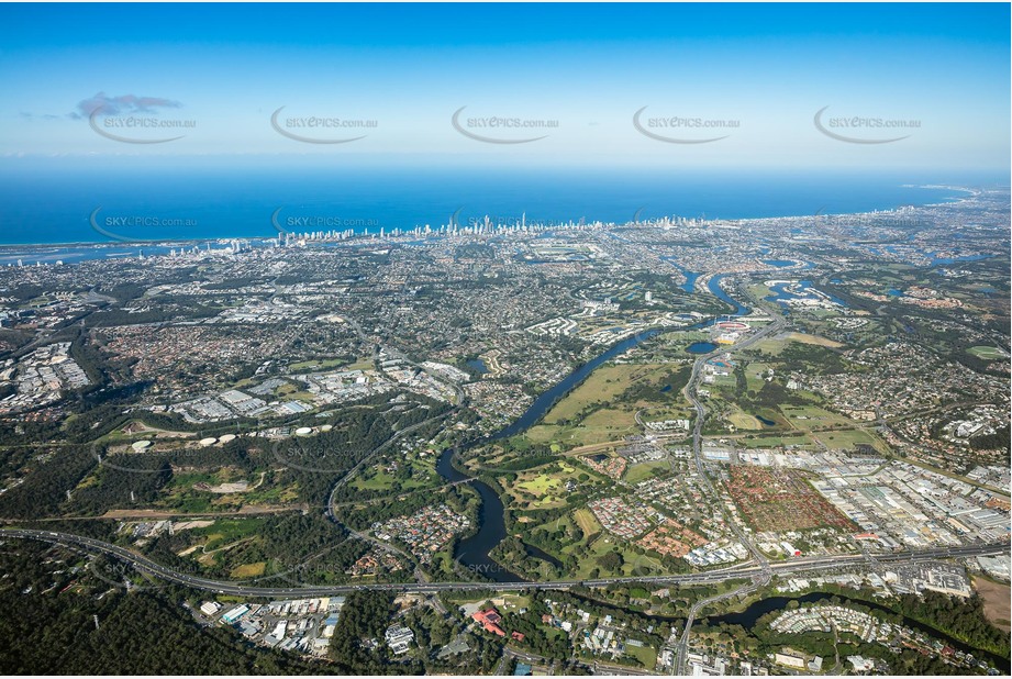 High Altitude Aerial Photo Nerang QLD Aerial Photography
