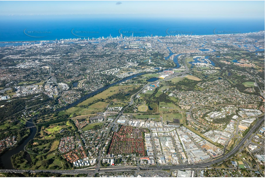 High Altitude Aerial Photo Nerang QLD Aerial Photography
