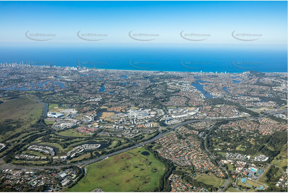 High Altitude Aerial Photo Robina QLD Aerial Photography