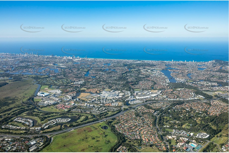 High Altitude Aerial Photo Robina QLD Aerial Photography