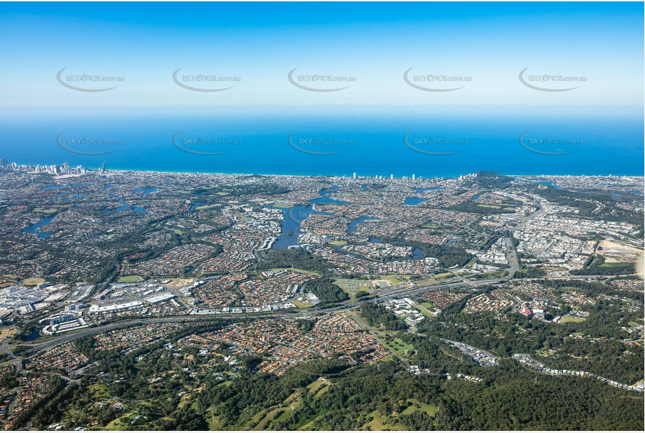 High Altitude Aerial Photo Mudgeeraba QLD Aerial Photography