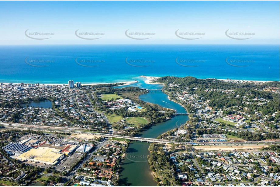 Aerial Photo Currumbin Waters QLD Aerial Photography