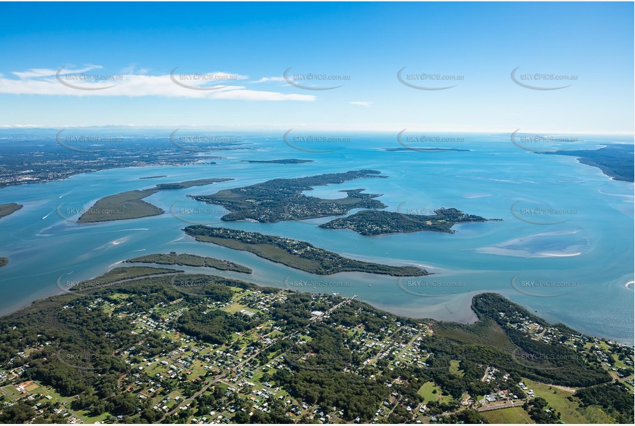 High Altitude Aerial Photo Russell Island QLD Aerial Photography