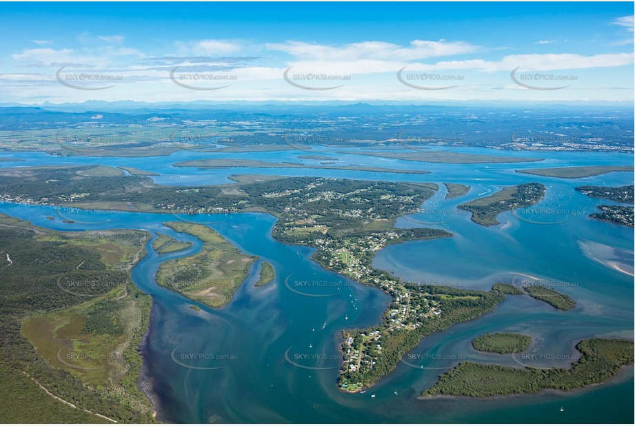 High Altitude Aerial Photo Russell Island QLD Aerial Photography