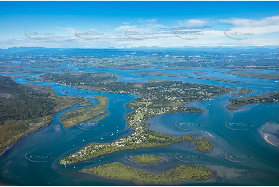 High Altitude Aerial Photo Russell Island QLD Aerial Photography