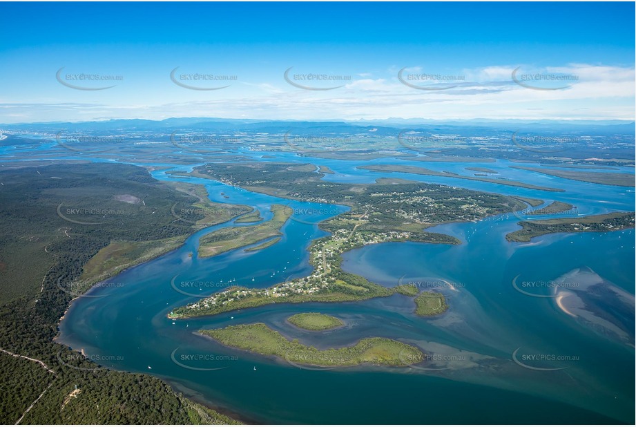 High Altitude Aerial Photo Russell Island QLD Aerial Photography