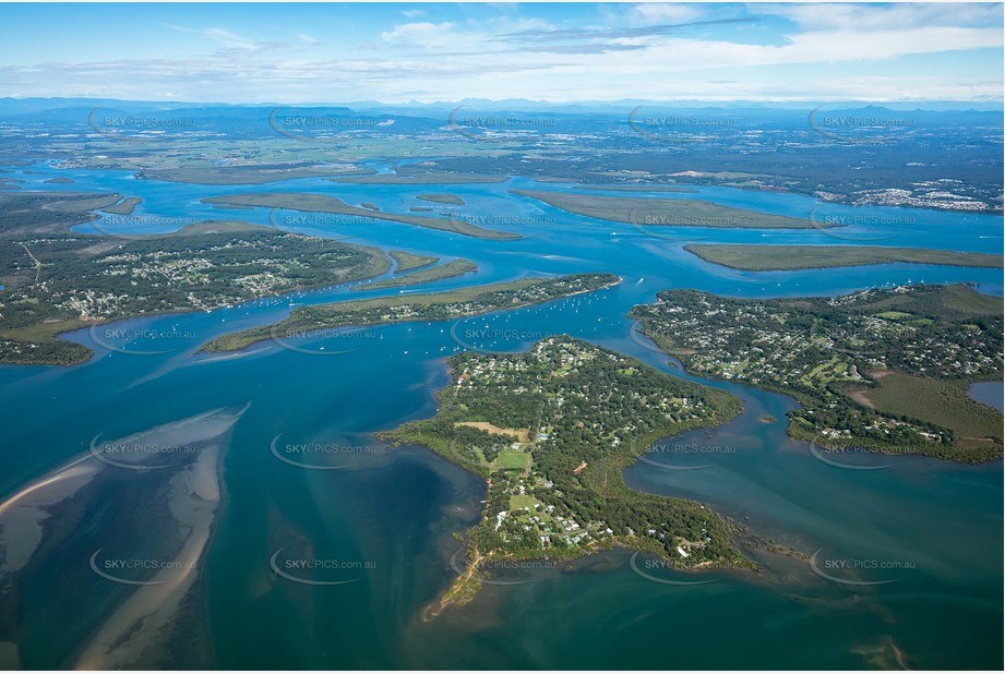 High Altitude Aerial Photo Lamb Island Aerial Photography