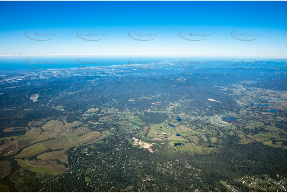 High Altitude Aerial Photo Tamborine QLD Aerial Photography