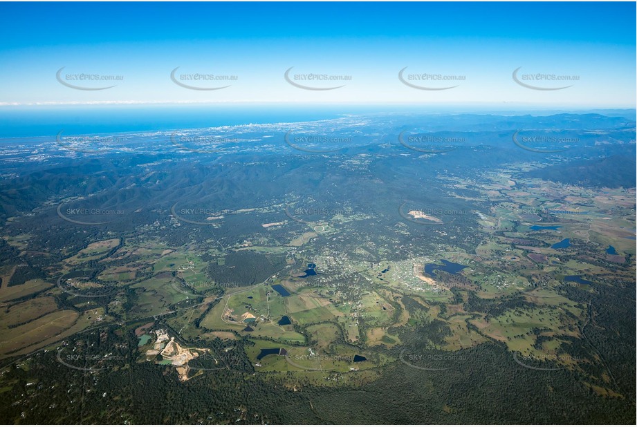 High Altitude Aerial Photo Tamborine QLD Aerial Photography