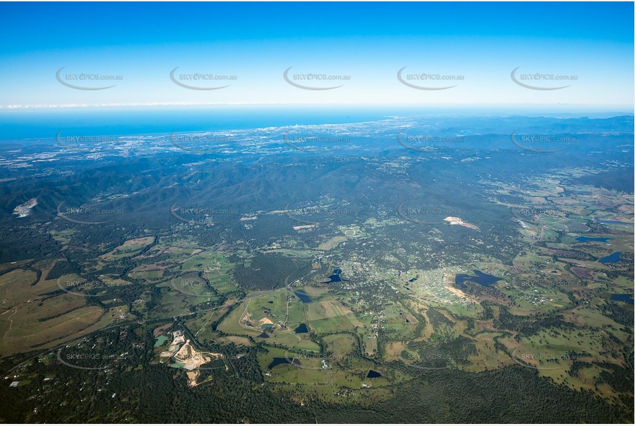 High Altitude Aerial Photo Tamborine QLD Aerial Photography