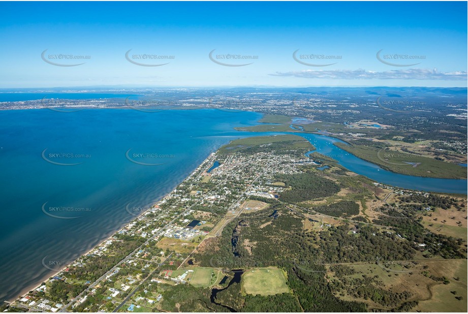 High Altitude Aerial Photo Beachmere QLD Aerial Photography