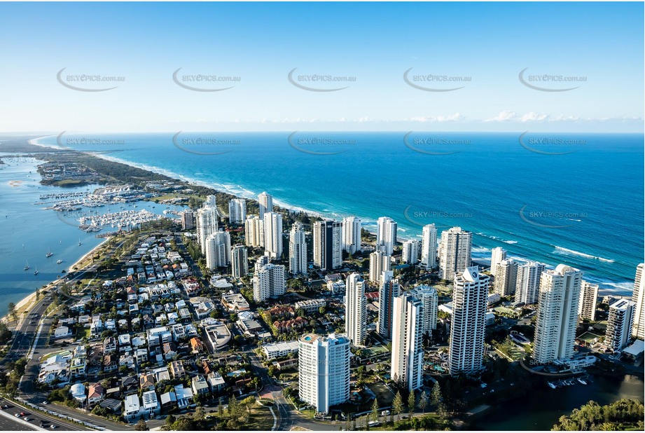 Aerial Photo Main Beach QLD Aerial Photography