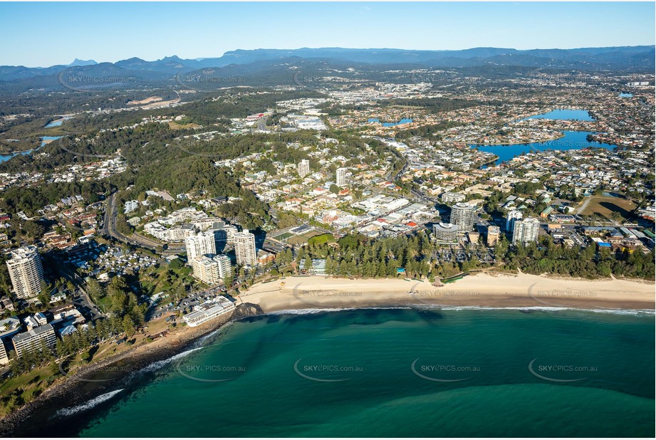 Aerial Photo Burleigh Heads QLD Aerial Photography