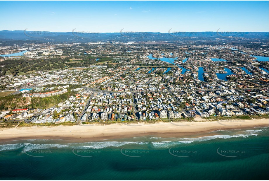 Aerial Photo Mermaid Beach QLD Aerial Photography