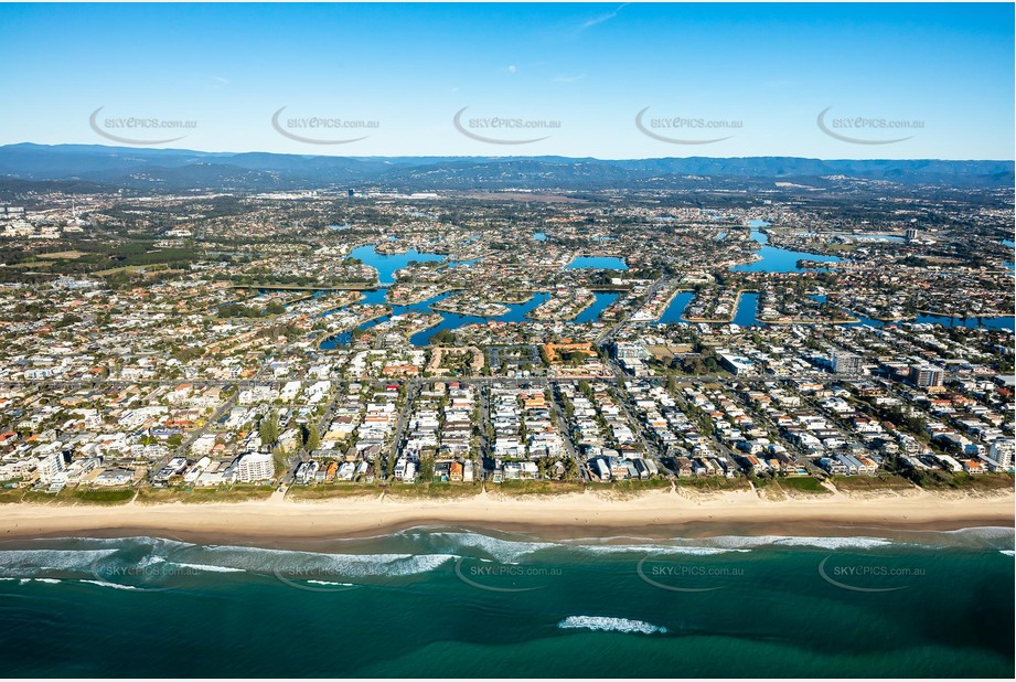 Aerial Photo Mermaid Beach QLD Aerial Photography