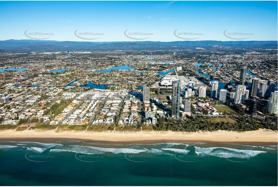 Aerial Photo Mermaid Beach QLD Aerial Photography