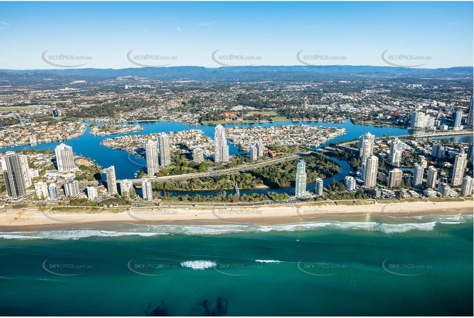 Aerial Photo Main Beach QLD Aerial Photography