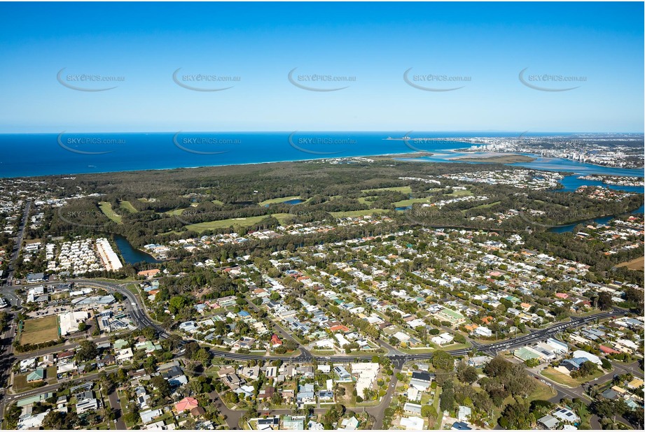 Aerial Photo Pacific Paradise QLD Aerial Photography