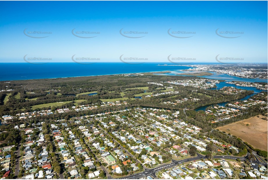 Aerial Photo Pacific Paradise QLD Aerial Photography
