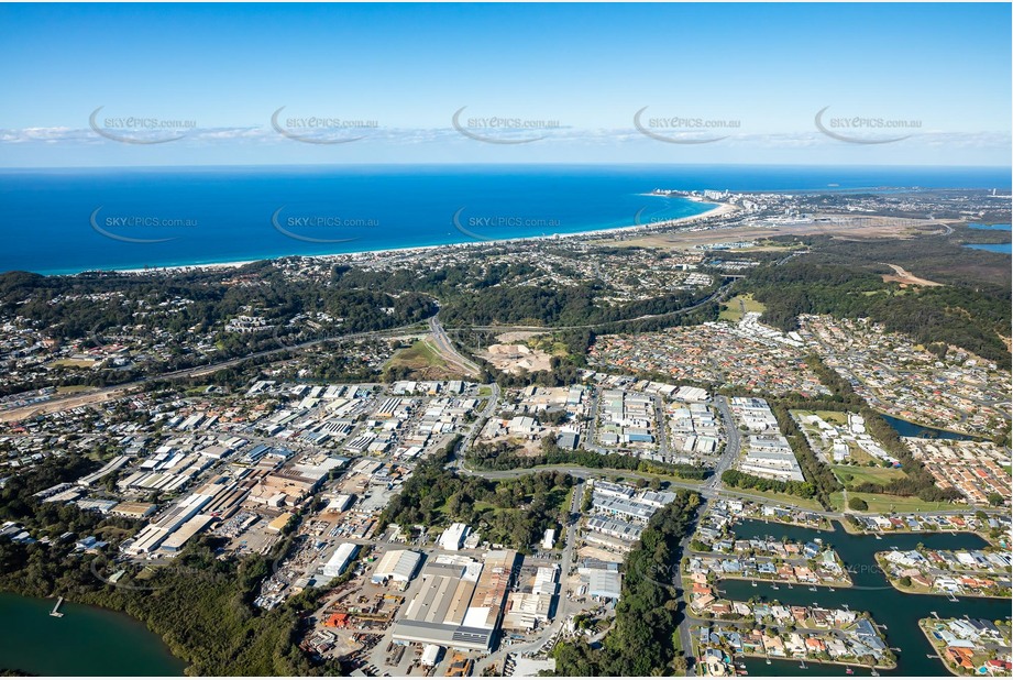 Aerial Photo Currumbin Waters QLD Aerial Photography