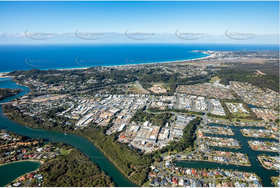 Aerial Photo Currumbin Waters QLD Aerial Photography