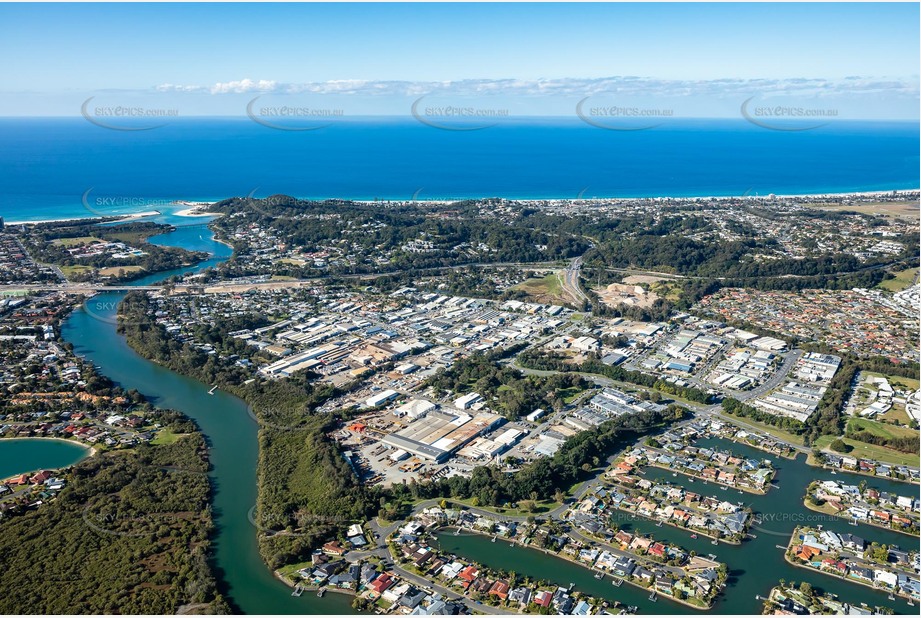 Aerial Photo Currumbin Waters QLD Aerial Photography