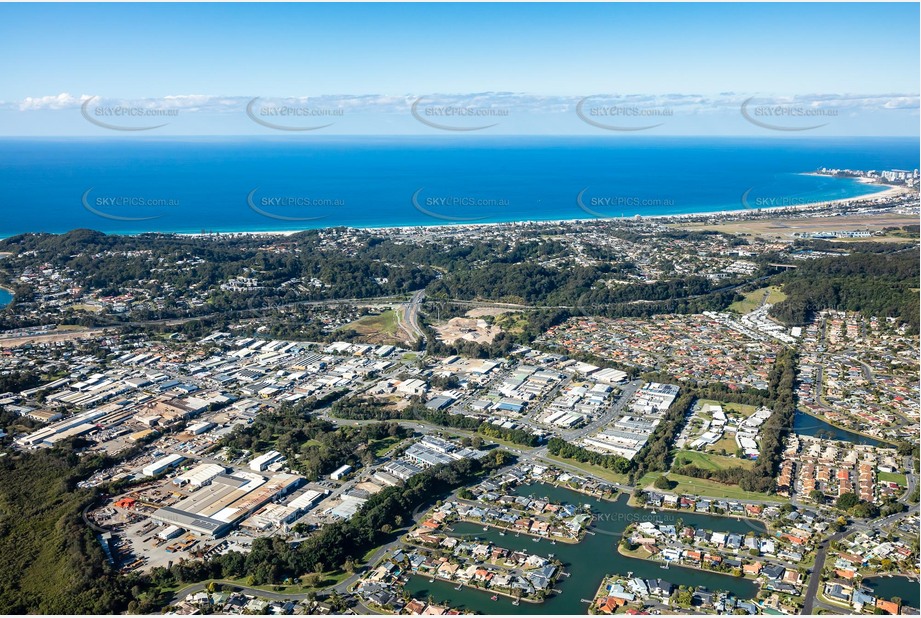 Aerial Photo Currumbin Waters QLD Aerial Photography