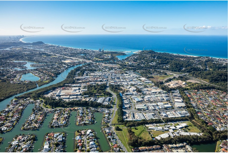 Aerial Photo Currumbin Waters QLD Aerial Photography