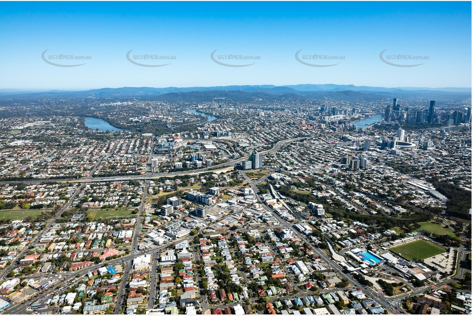 Aerial Photo Greenslopes QLD Aerial Photography