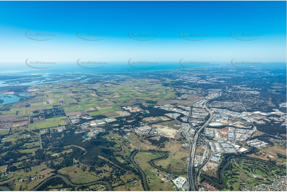 High Altitude Aerial Photo Stapylton QLD Aerial Photography