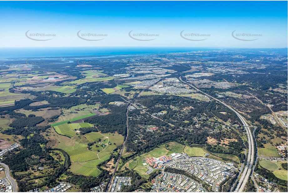 High Altitude Aerial Photo Pimpama QLD Aerial Photography