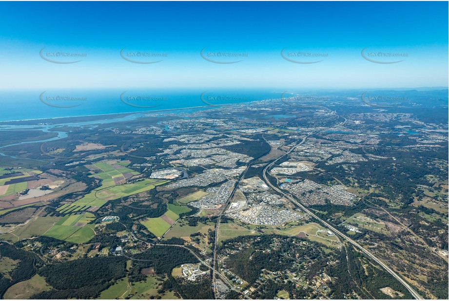 High Altitude Aerial Photo Pimpama QLD Aerial Photography