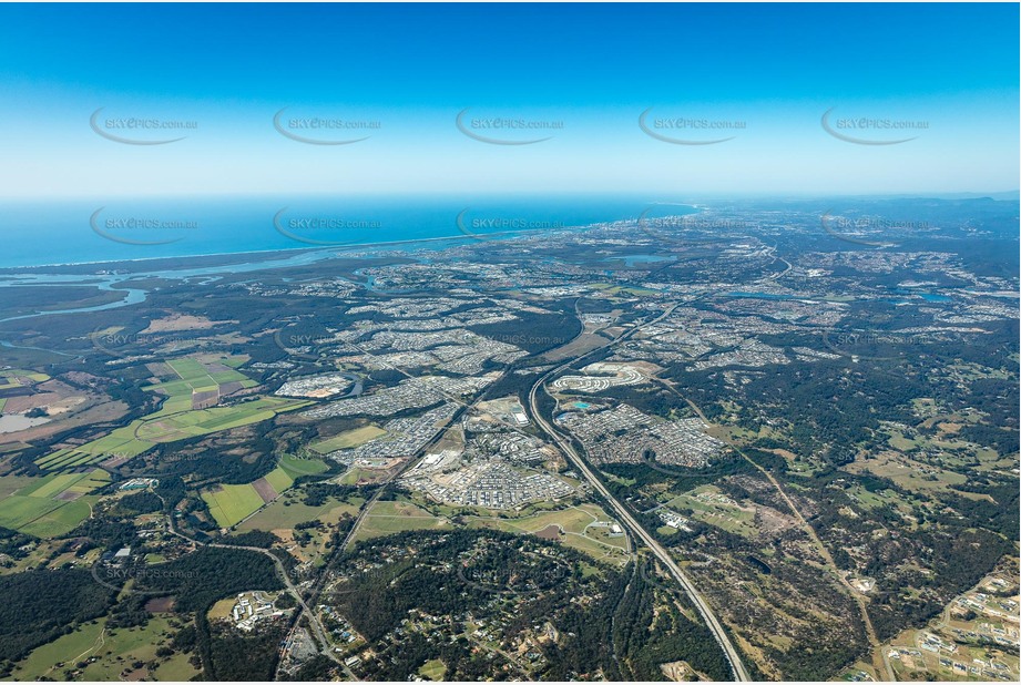 High Altitude Aerial Photo Pimpama QLD Aerial Photography