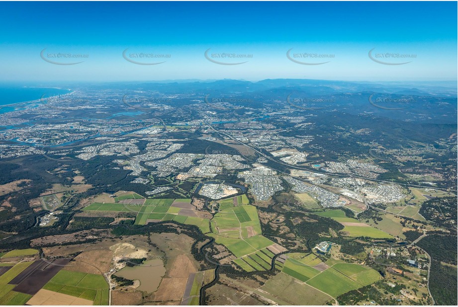 High Altitude Aerial Photo Pimpama QLD Aerial Photography