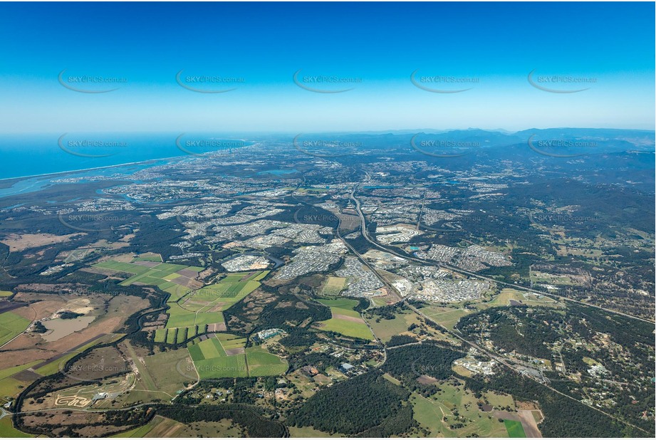 High Altitude Aerial Photo Pimpama QLD Aerial Photography