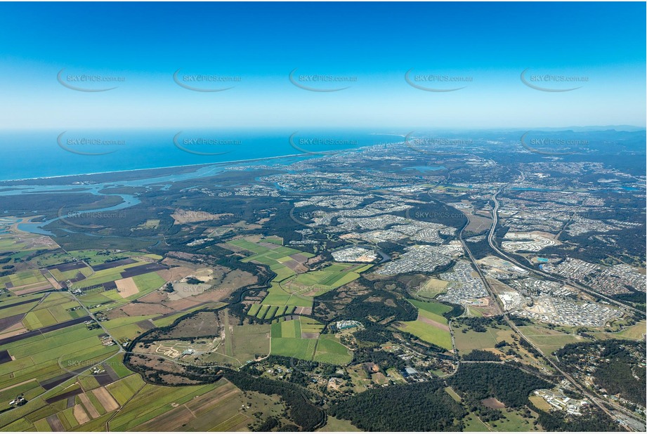 High Altitude Aerial Photo Pimpama QLD Aerial Photography