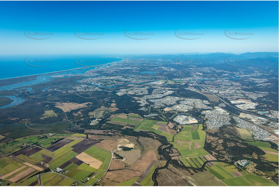 High Altitude Aerial Photo Pimpama QLD Aerial Photography